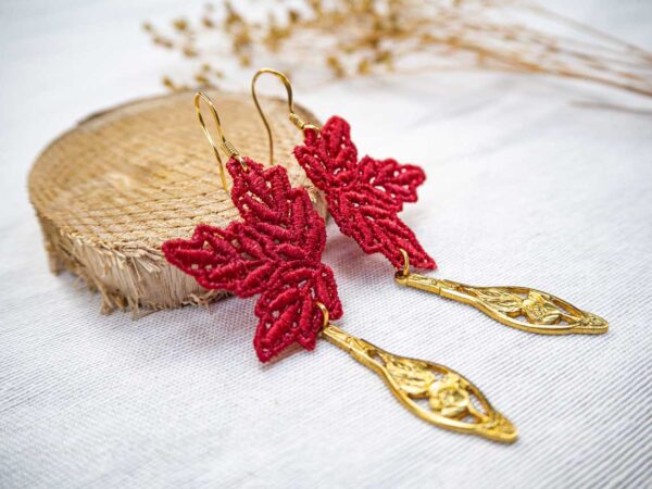 PENDIETE LEAF ROJO