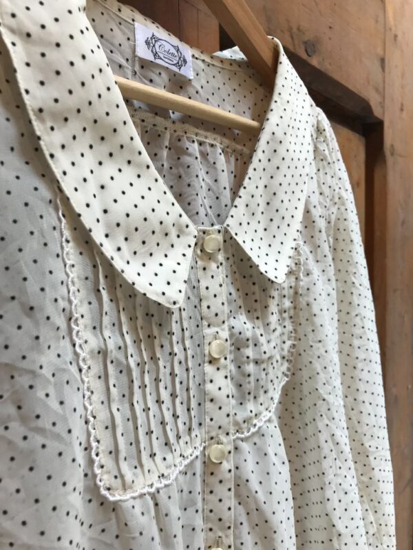 BLUSA DOT COLETTE BOTÓN